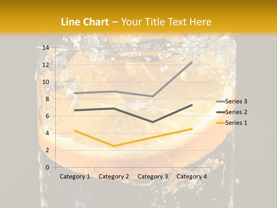 Orange Mandarine Fluidity PowerPoint Template