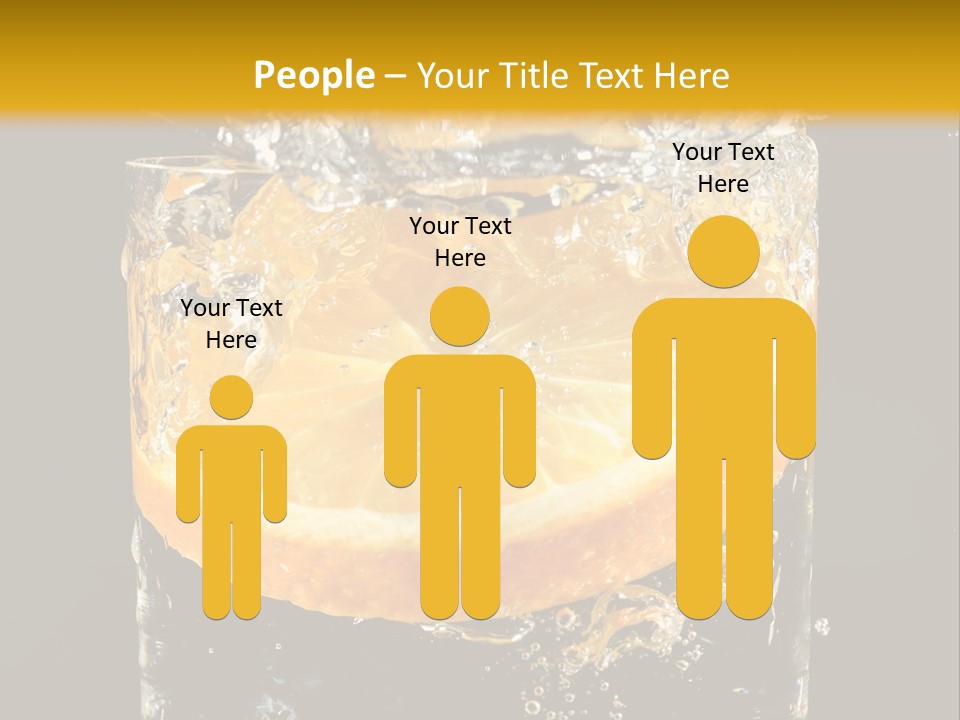 Orange Mandarine Fluidity PowerPoint Template