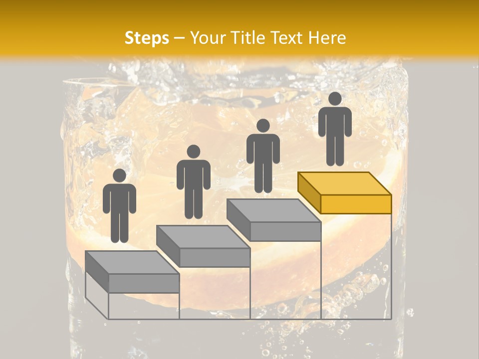 Orange Mandarine Fluidity PowerPoint Template