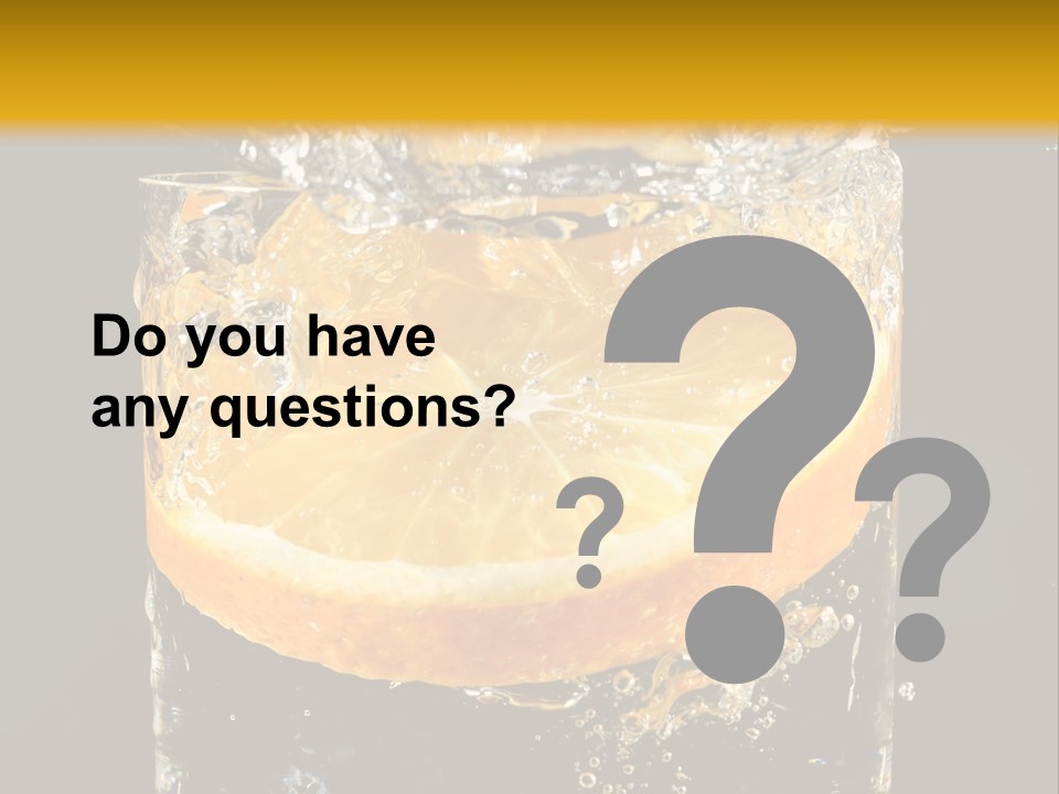 Orange Mandarine Fluidity PowerPoint Template