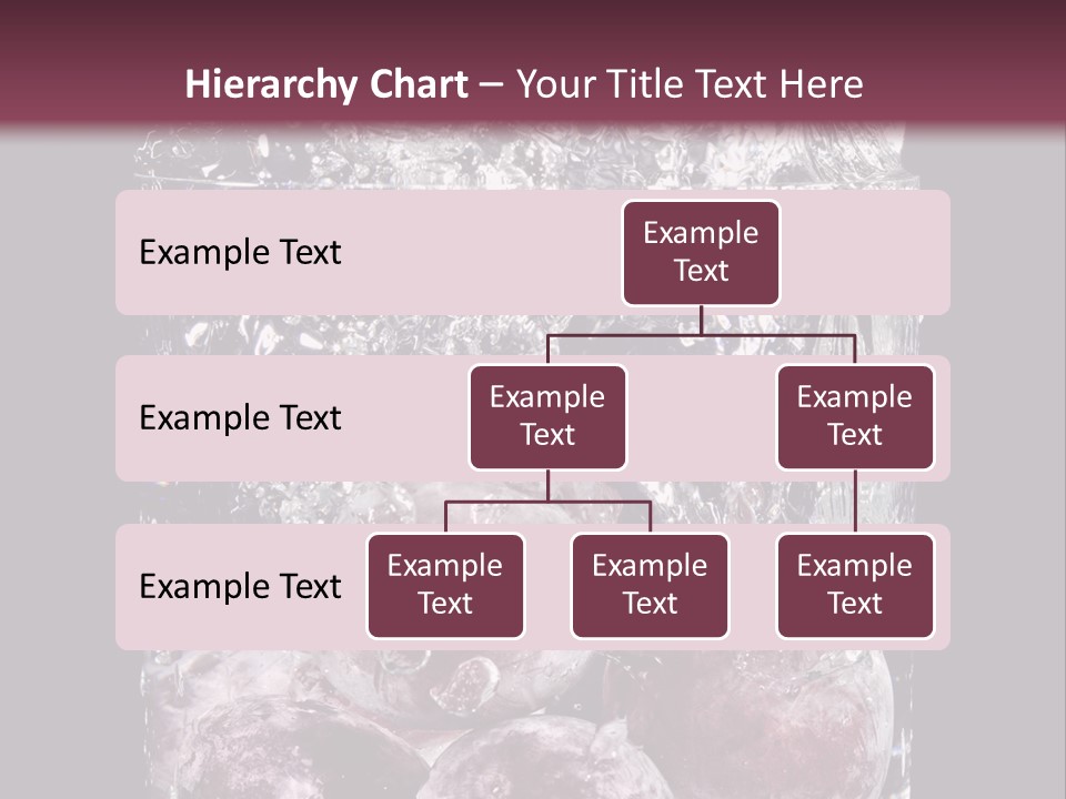 Glass Of Water With Fruit PowerPoint Template
