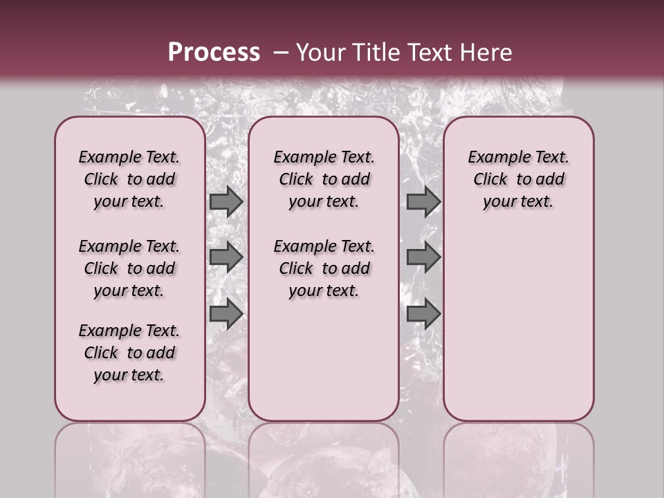 Glass Of Water With Fruit PowerPoint Template