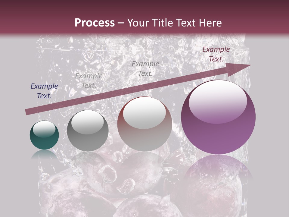 Glass Of Water With Fruit PowerPoint Template