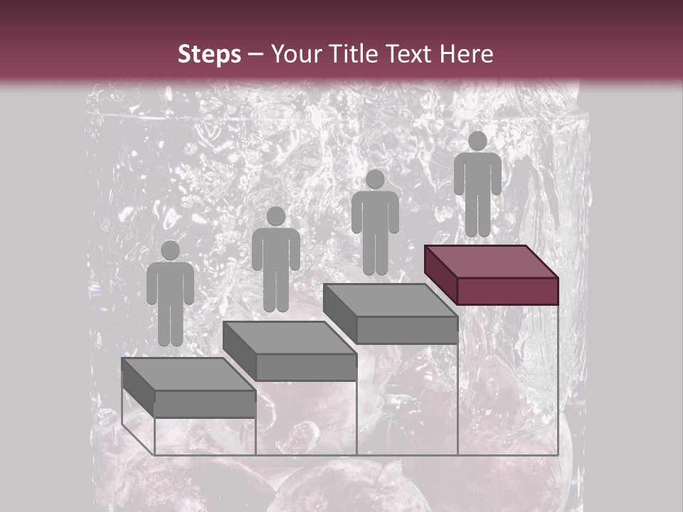 Glass Of Water With Fruit PowerPoint Template