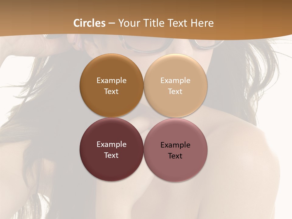 Woman In Sunglasses PowerPoint Template