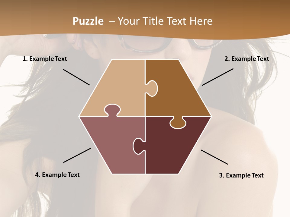 Woman In Sunglasses PowerPoint Template