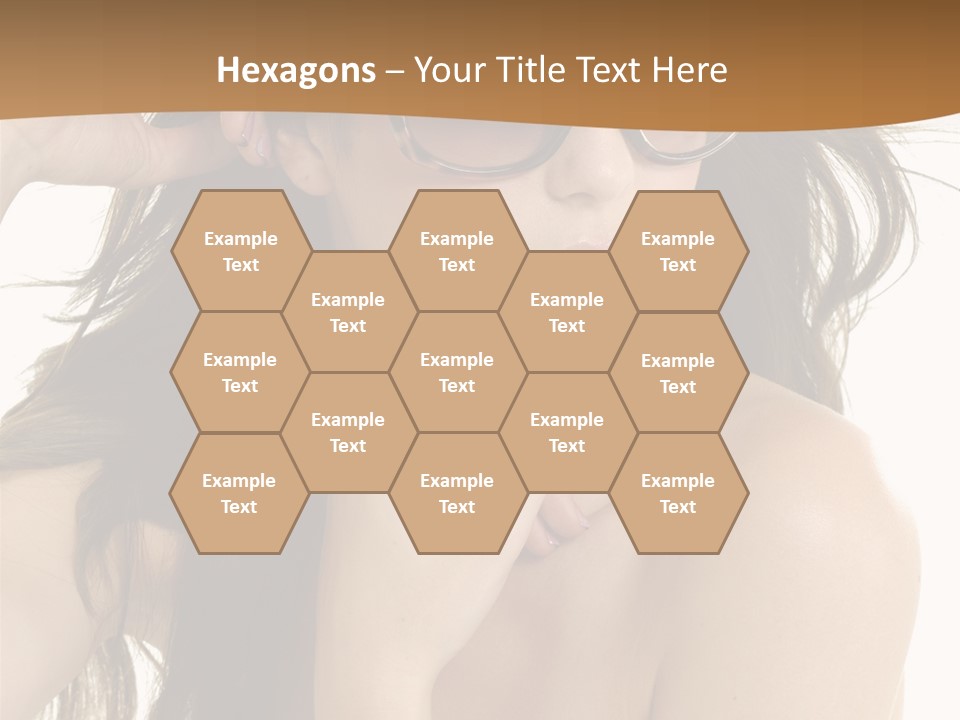 Woman In Sunglasses PowerPoint Template