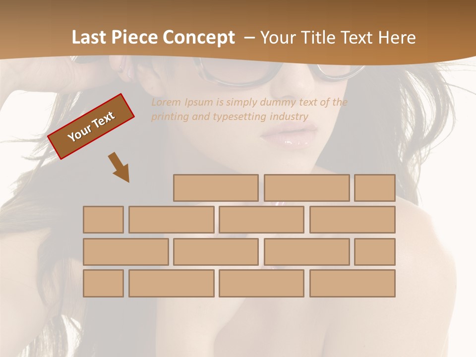 Woman In Sunglasses PowerPoint Template