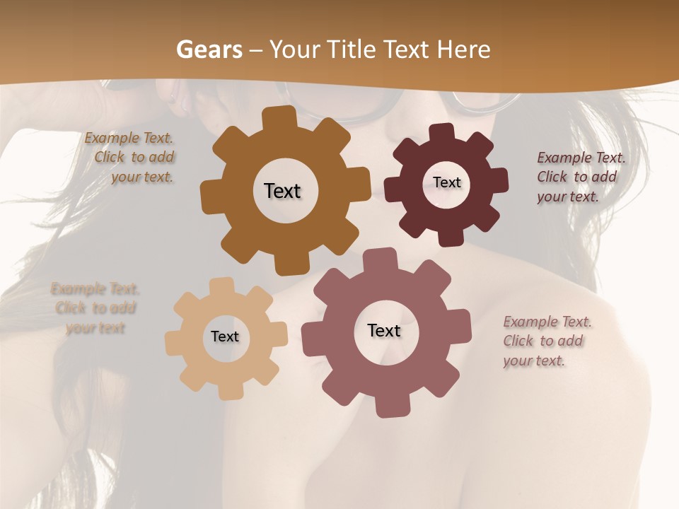 Woman In Sunglasses PowerPoint Template