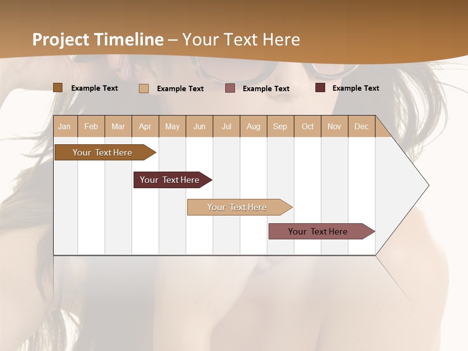 Woman In Sunglasses PowerPoint Template