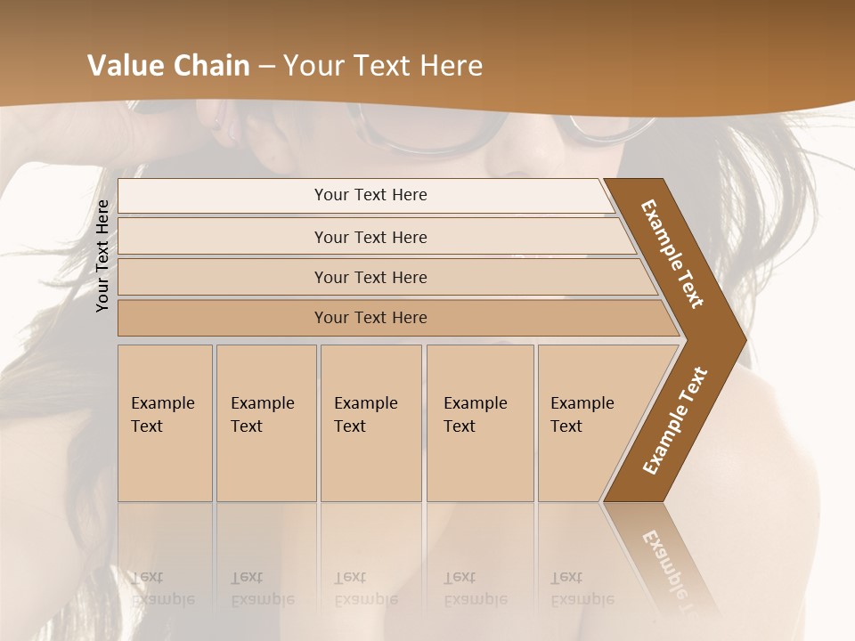 Woman In Sunglasses PowerPoint Template