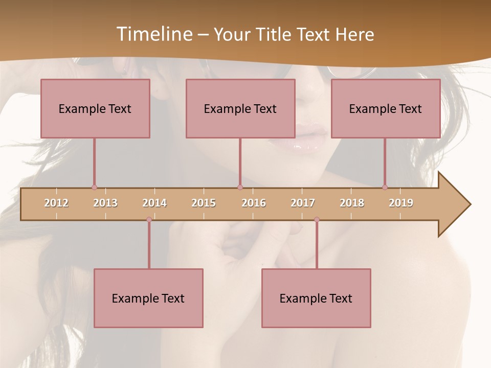 Woman In Sunglasses PowerPoint Template