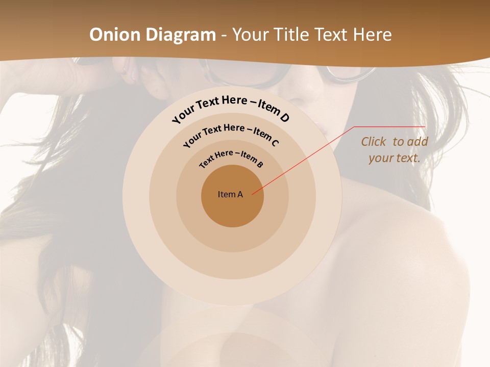 Woman In Sunglasses PowerPoint Template