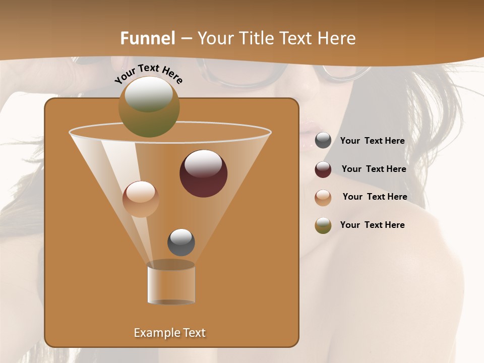 Woman In Sunglasses PowerPoint Template