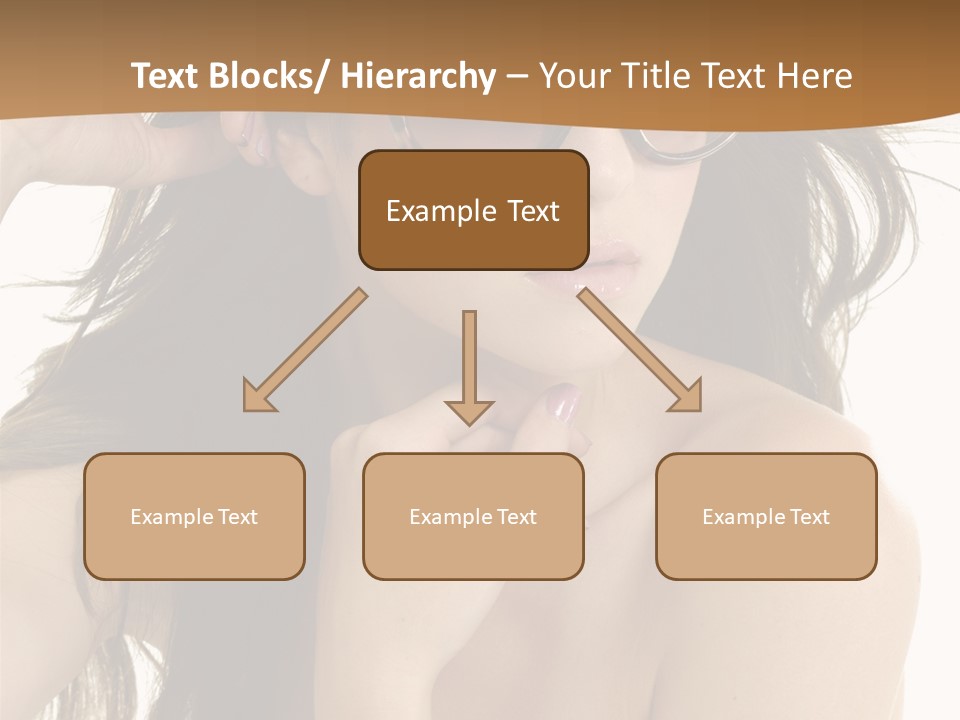 Woman In Sunglasses PowerPoint Template