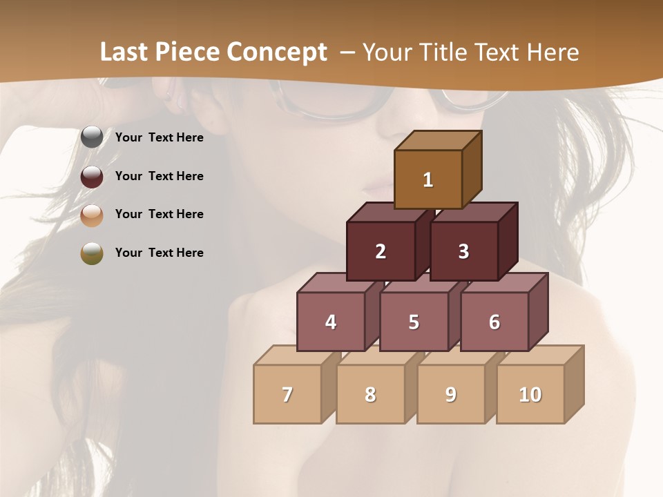 Woman In Sunglasses PowerPoint Template