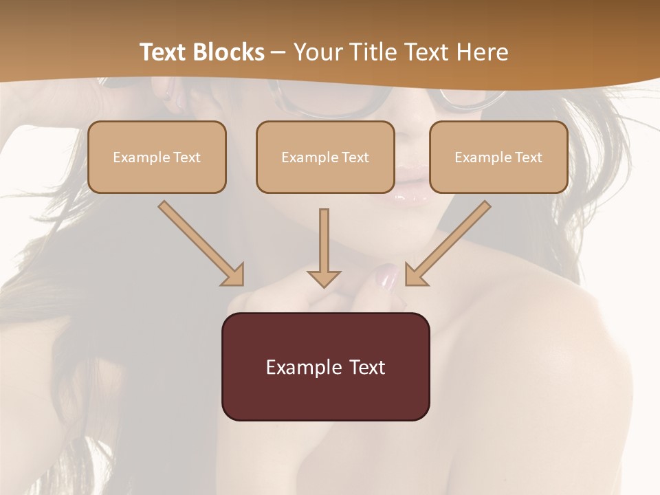 Woman In Sunglasses PowerPoint Template