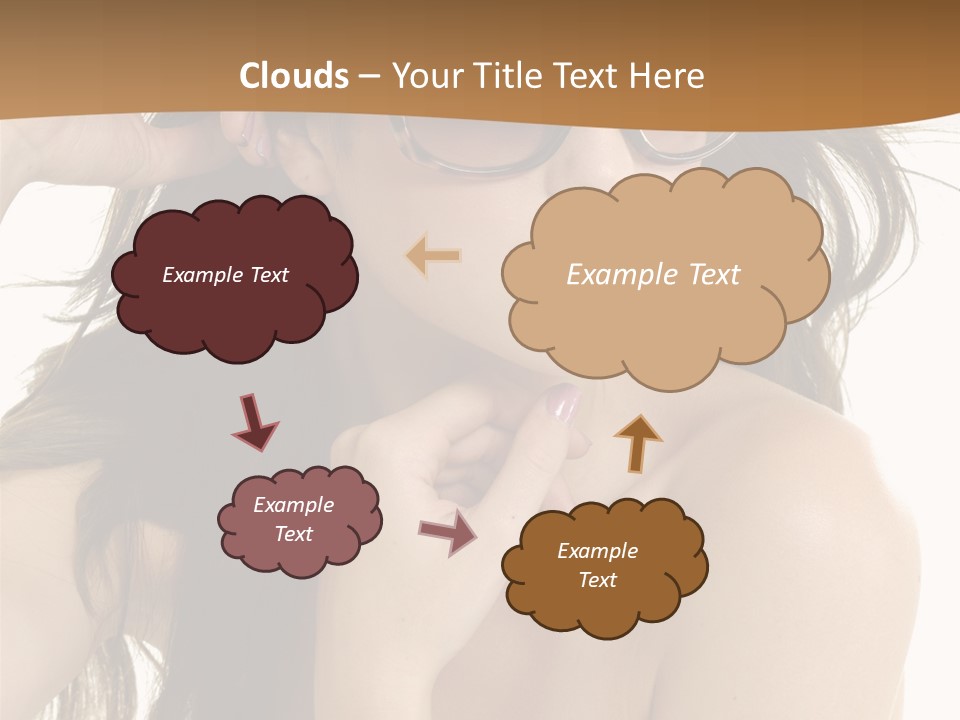 Woman In Sunglasses PowerPoint Template