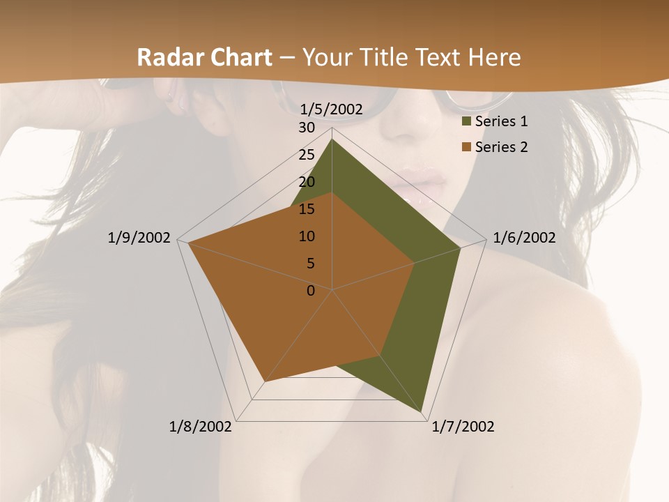 Woman In Sunglasses PowerPoint Template