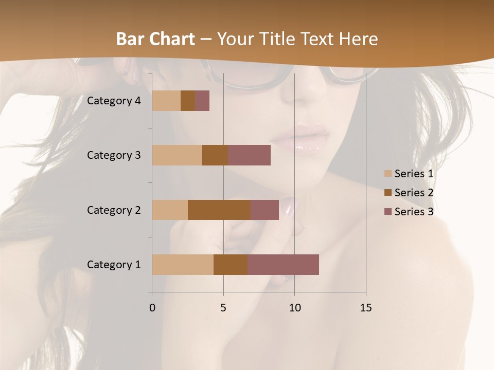 Woman In Sunglasses PowerPoint Template