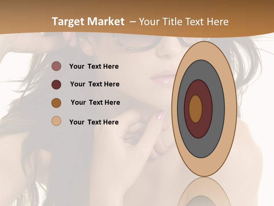 Woman In Sunglasses PowerPoint Template