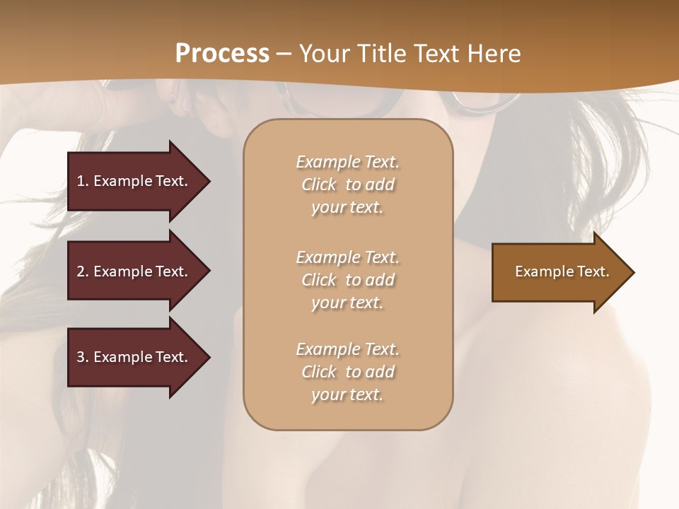 Woman In Sunglasses PowerPoint Template