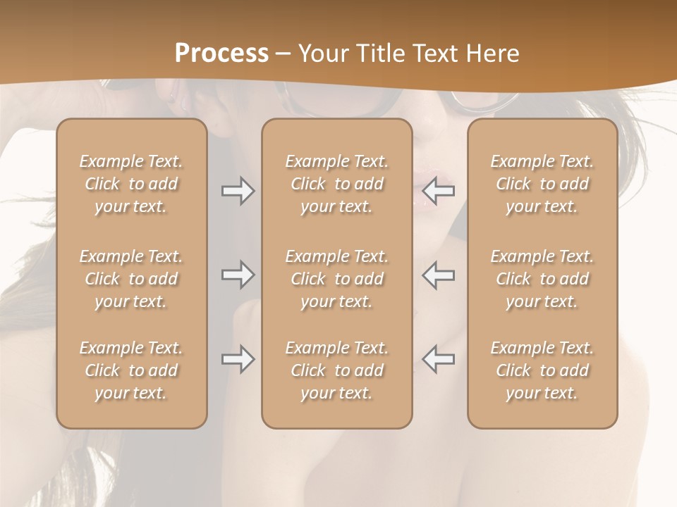 Woman In Sunglasses PowerPoint Template