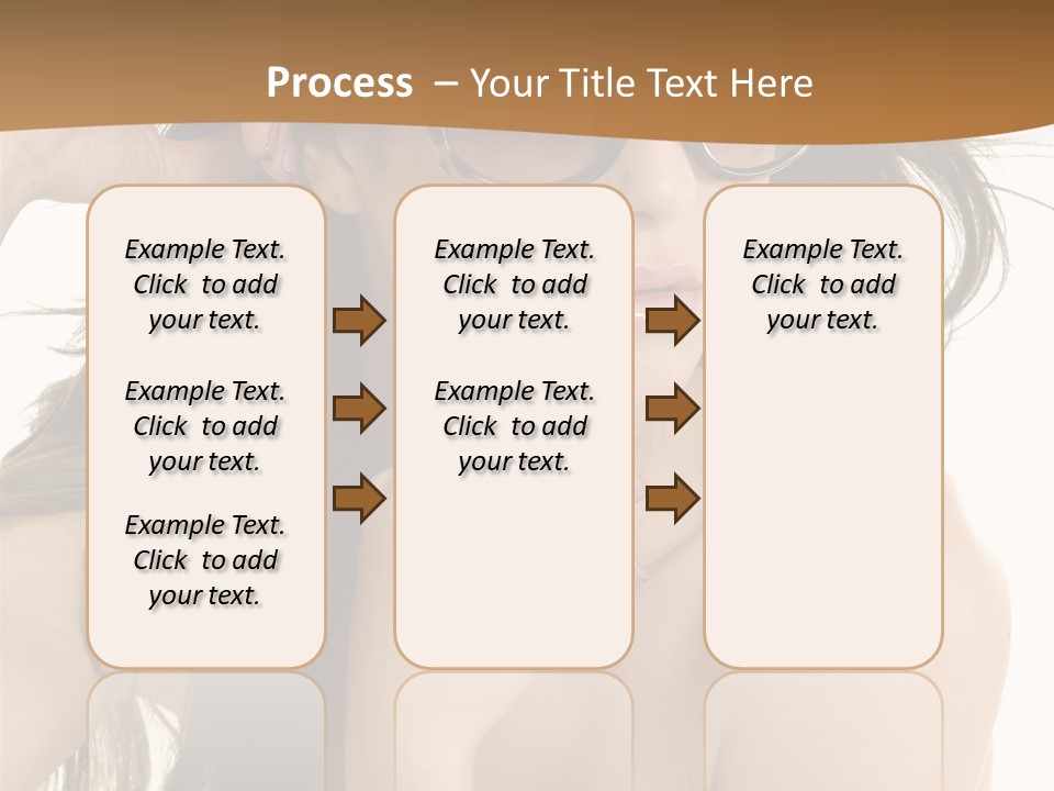 Woman In Sunglasses PowerPoint Template