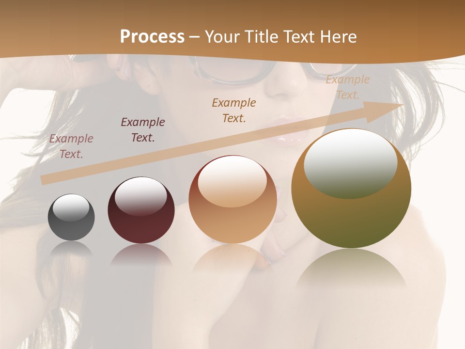 Woman In Sunglasses PowerPoint Template