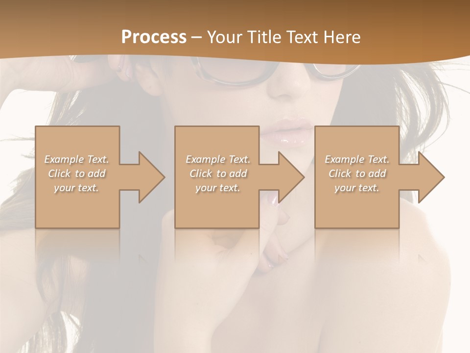 Woman In Sunglasses PowerPoint Template