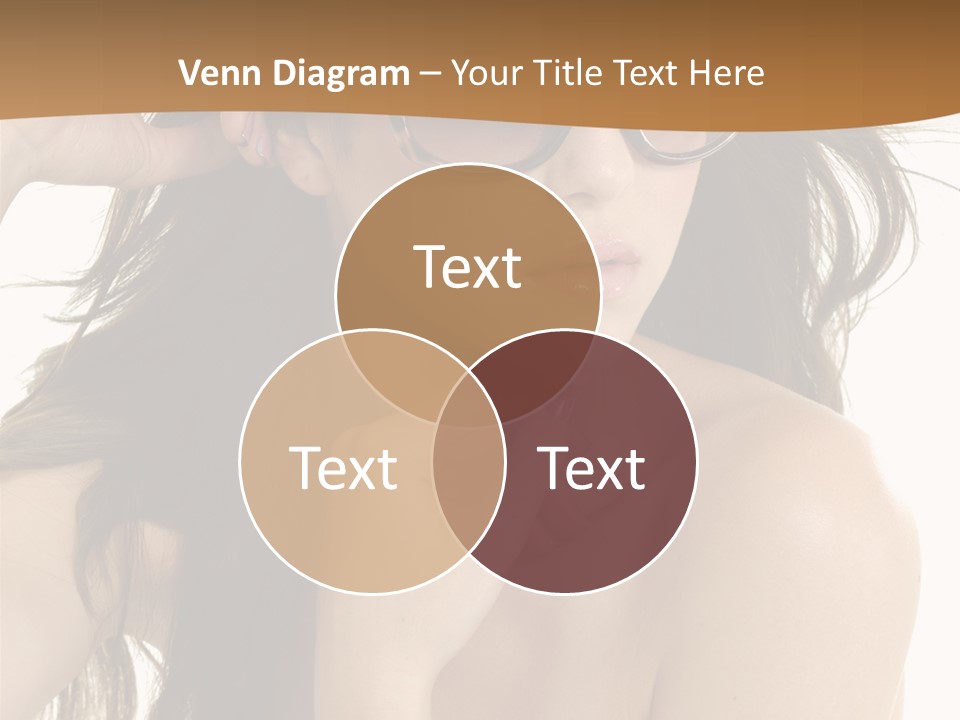 Woman In Sunglasses PowerPoint Template