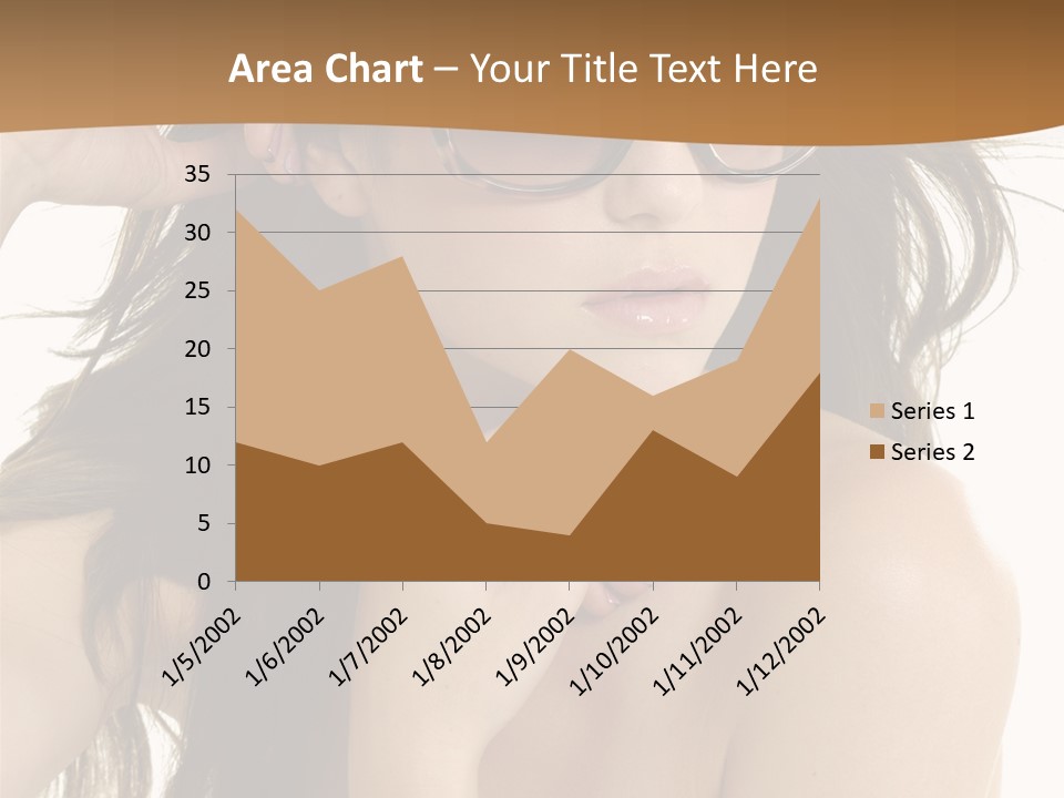 Woman In Sunglasses PowerPoint Template