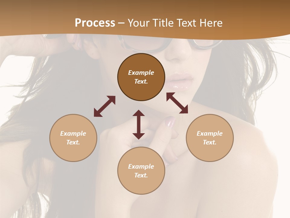 Woman In Sunglasses PowerPoint Template