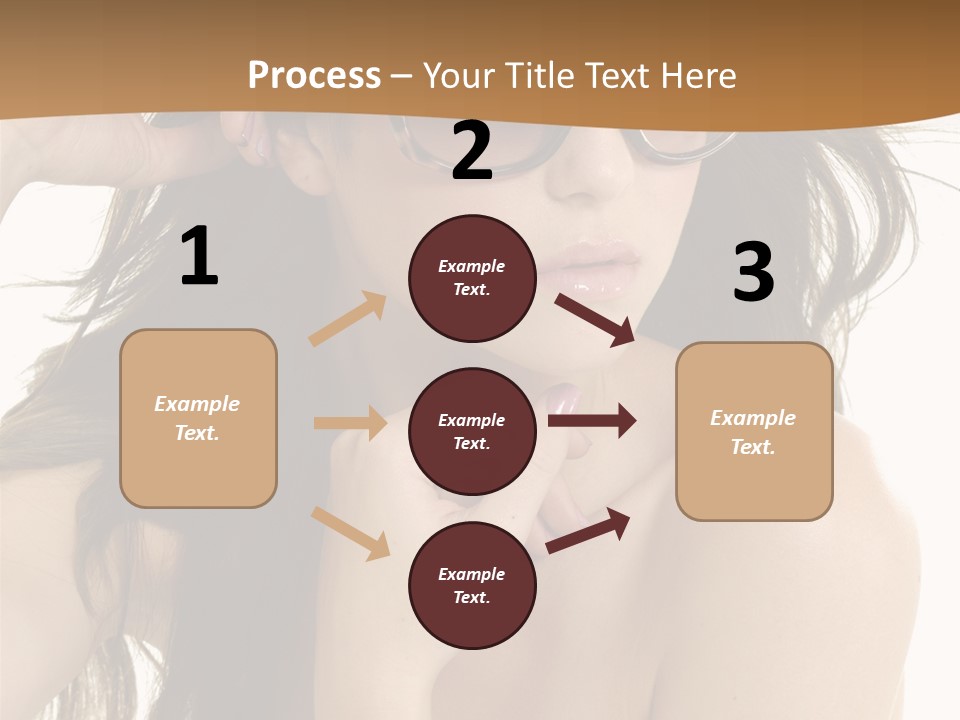 Woman In Sunglasses PowerPoint Template