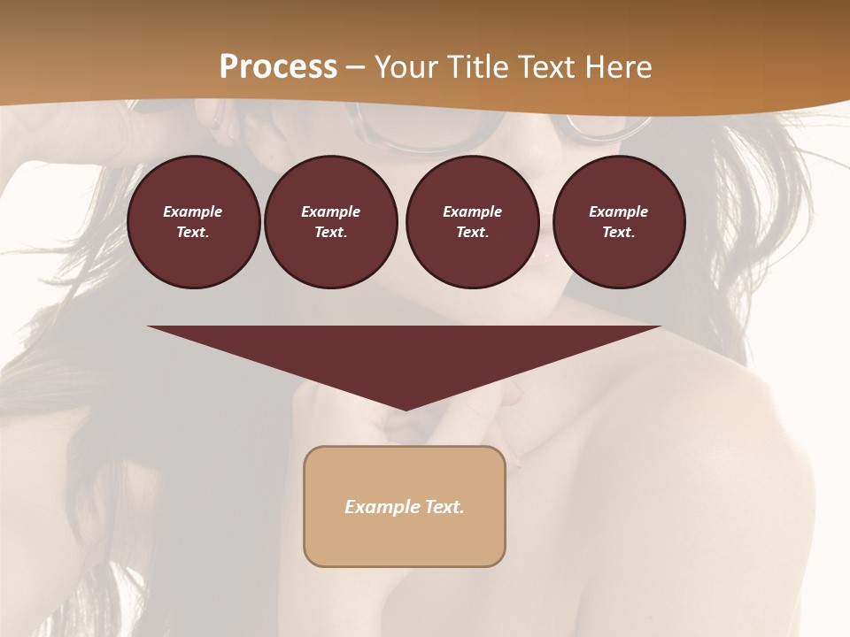 Woman In Sunglasses PowerPoint Template