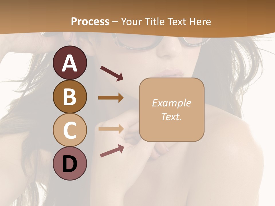 Woman In Sunglasses PowerPoint Template