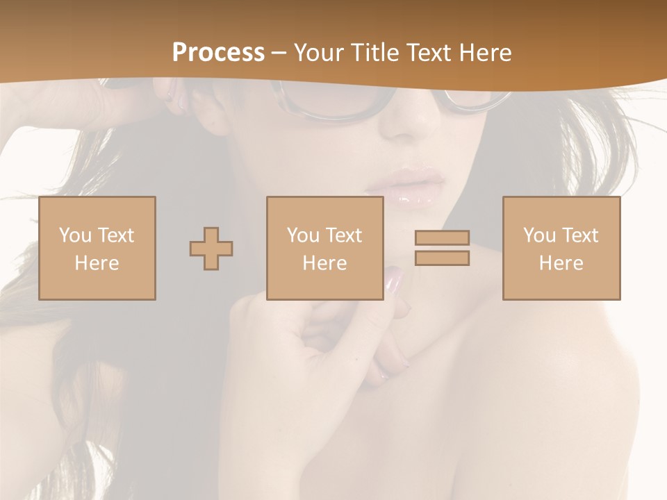 Woman In Sunglasses PowerPoint Template