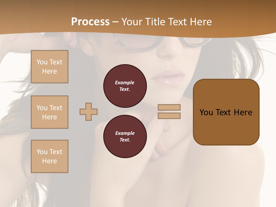 Woman In Sunglasses PowerPoint Template