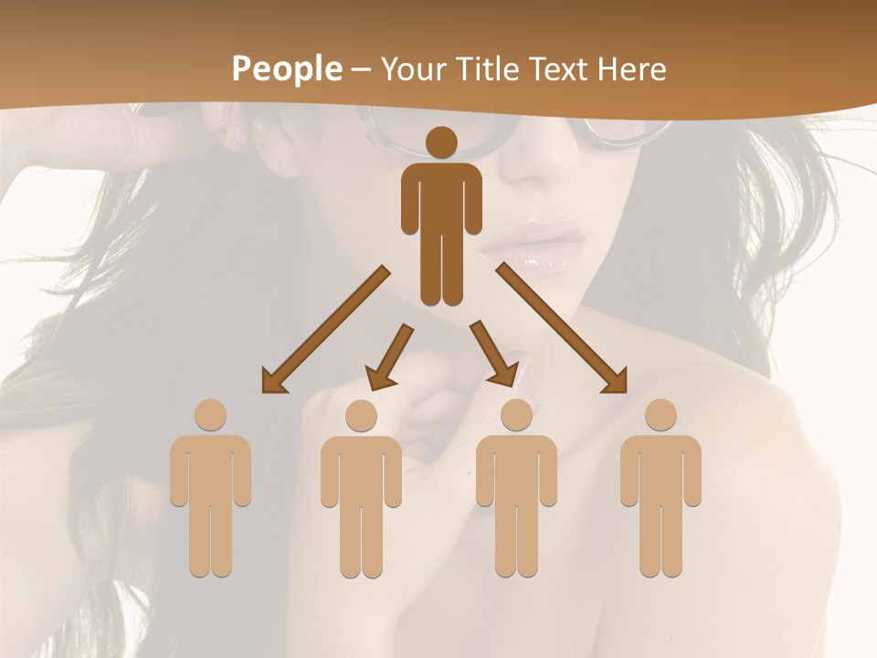 Woman In Sunglasses PowerPoint Template