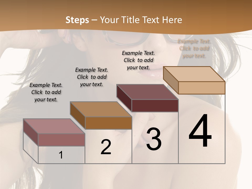 Woman In Sunglasses PowerPoint Template