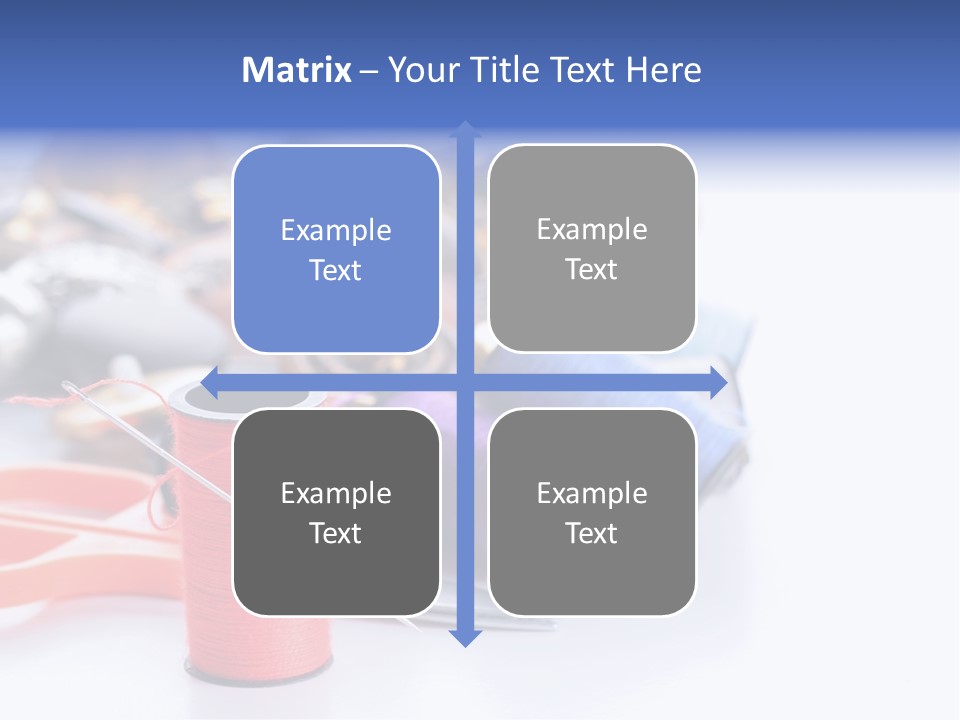Needle Thread PowerPoint Template