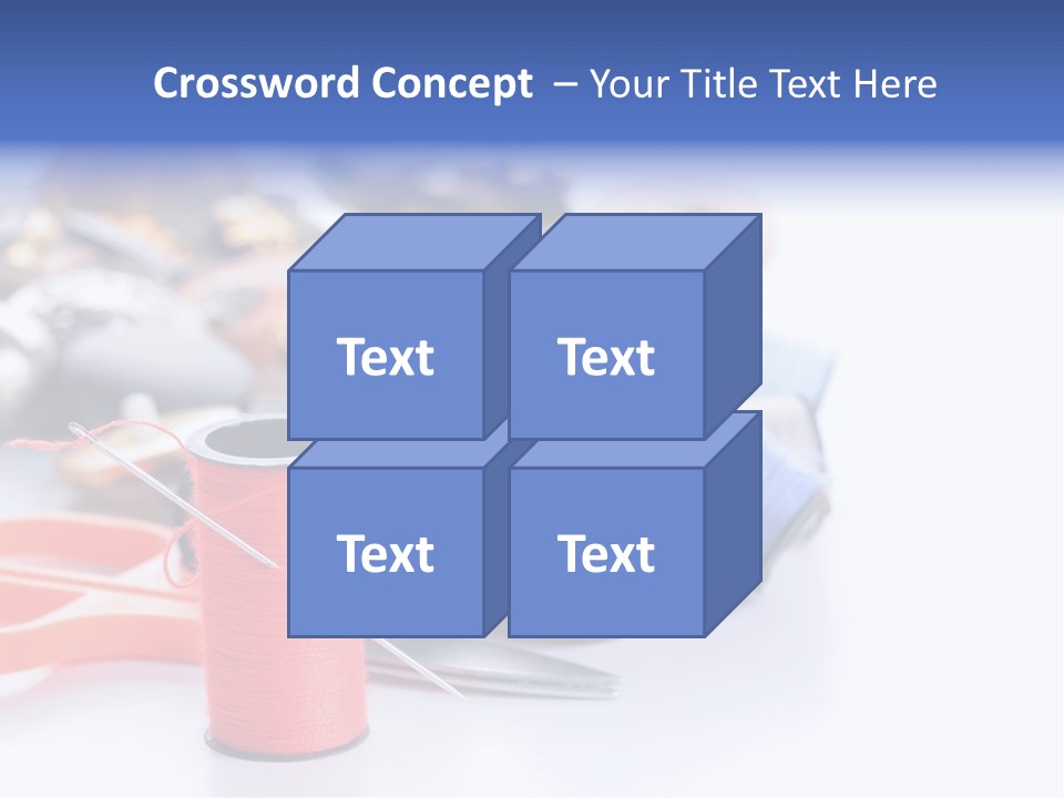 Needle Thread PowerPoint Template