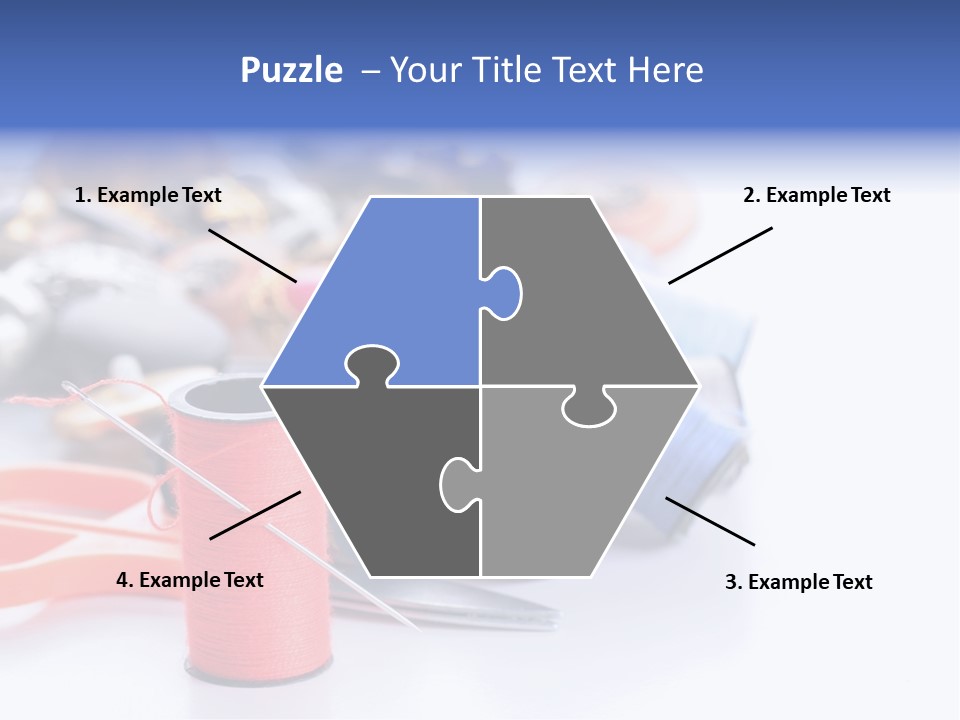 Needle Thread PowerPoint Template