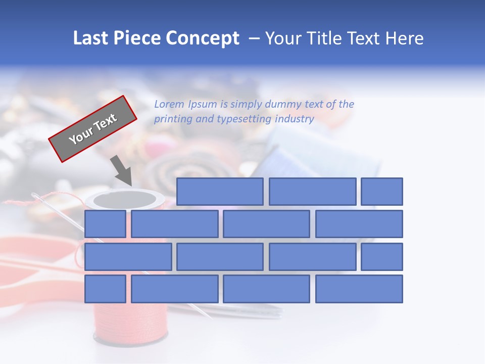 Needle Thread PowerPoint Template