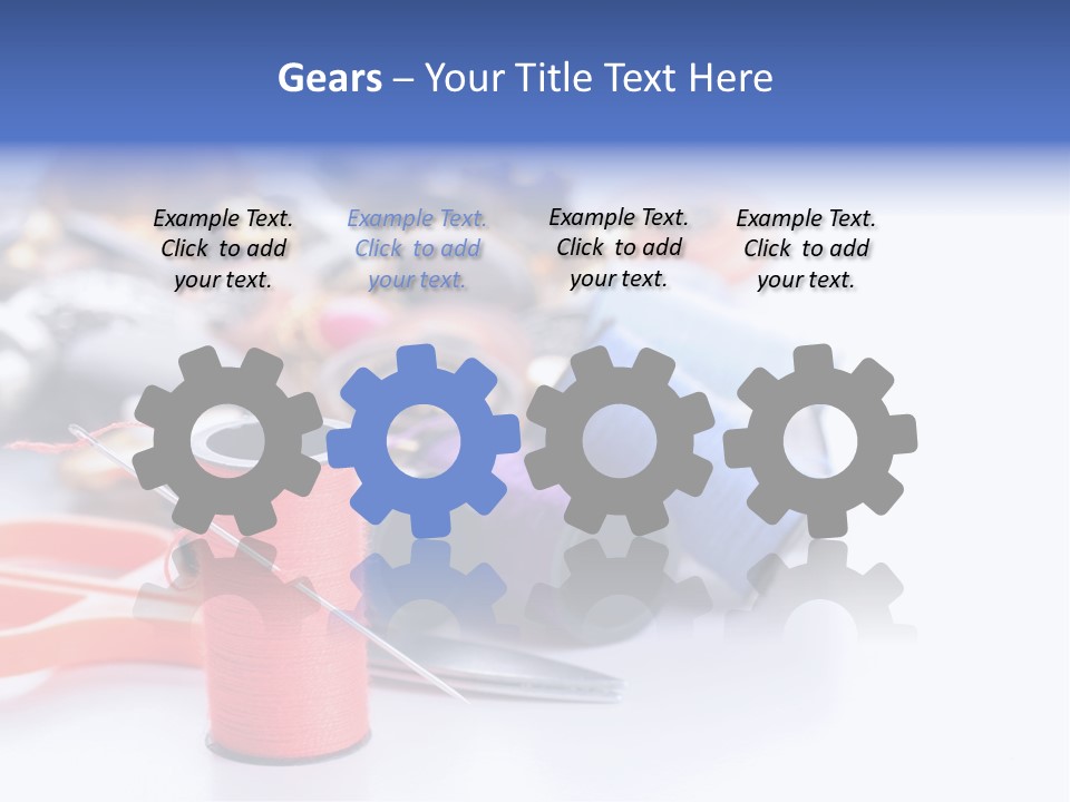 Needle Thread PowerPoint Template