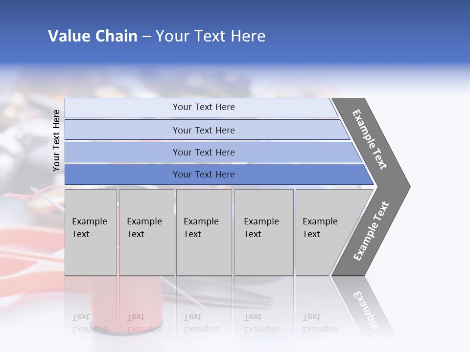 Needle Thread PowerPoint Template