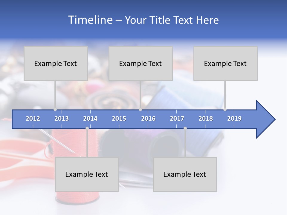 Needle Thread PowerPoint Template