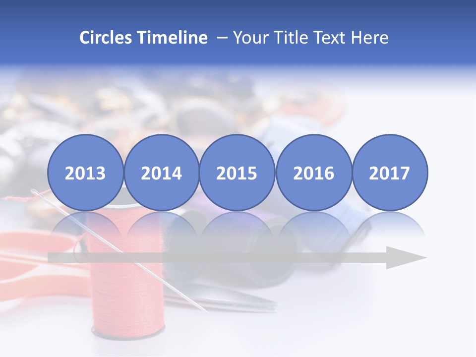 Needle Thread PowerPoint Template