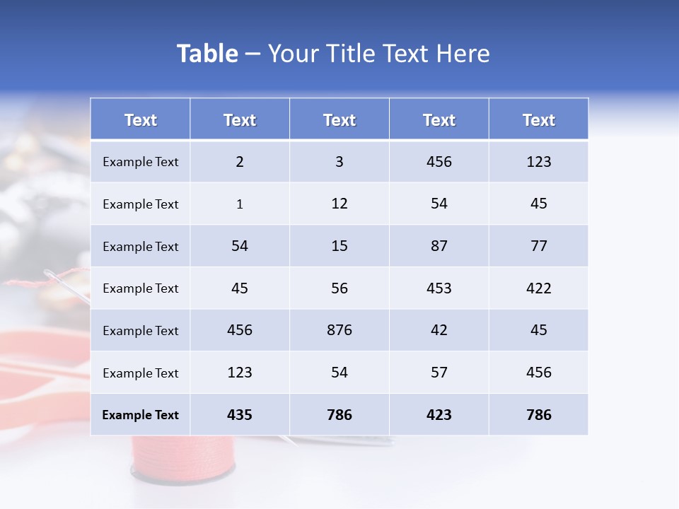 Needle Thread PowerPoint Template