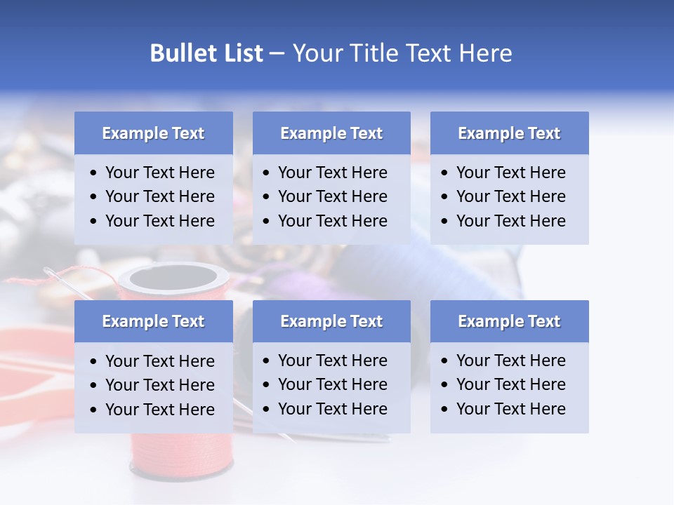 Needle Thread PowerPoint Template